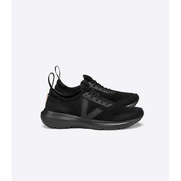 Pantofi Dama Veja V-KNIT X RICK OWENS Black/Grey | RO 545FDN